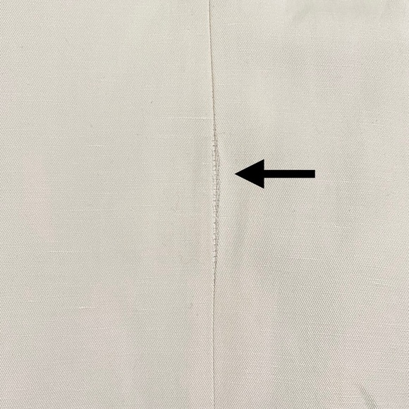 Cami NYC Owen Blazer Silk Linen Notch Lapel Button Front Jacket Ceramic Ivory XL - Picture 14 of 16